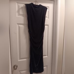 a new day Black Velvet Dress